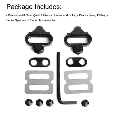 Bicycle Pedal Cleats Steel Self locking Biking Pedals Self locking