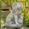 thumbnail image 3 of Magnesium Pair of Lion Statues (Set of 2)(Outdoor Safe), 3 of 8