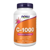 NOW Supplements, Vitamin C-1,000 with Rose Hips, Sustained Release, Antioxidant Protection, 250 Tablets