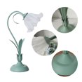 thumbnail image 5 of Wuzstar 19.6 Inch Glass Table Lamp Flowers Lily Shaped End Table Lamp for Living Room Bedroom(Green), 5 of 9