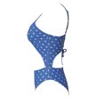 thumbnail image 6 of asdoklhq Plus Size Swimsuits for Women,Women Scoop Neck Cut Out Front Lace Up Back High Cut Monokini One Piece Swimsuit, 6 of 8