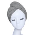 thumbnail image 3 of Turbante de microfibra para secar el cabello, toalla ultra absorbente y suave para un secado rápido, 3 of 5