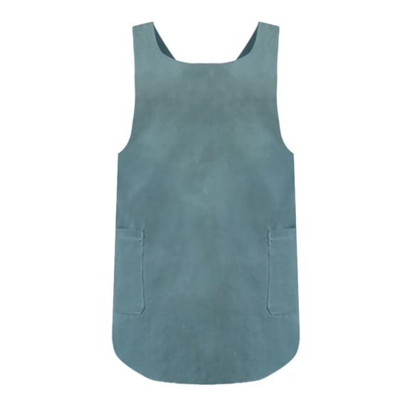 VerPetridure Women Cotton Linen Cross Back Apron Japanese Housework Kitchen Wrap Pinafore GN