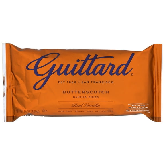 Guittard Baking Chips, Butterscotch, 12 Oz