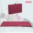 thumbnail image 7 of NiamVelo Folding Gymnastics Mat 4'x8'x2 Exercise Yoga Mat w/Carrying Handle for Kids & Adults, Burgundy, 7 of 7