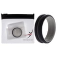 thumbnail image 1 of Anillo de boda de silicona ROQ Gris-Negro para hombre 12 mm, 1 of 1
