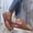 Brown, variant on BONIXOOM Black Sandals Women Clearance Fall Buckle None Casual Fashion Shoes for Women Black Size 5.5