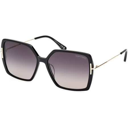 UPC 889214403834 product image for Tom Ford Joanna Smoke Gradient Butterfly Ladies Sunglasses FT1039 01B 59 | upcitemdb.com