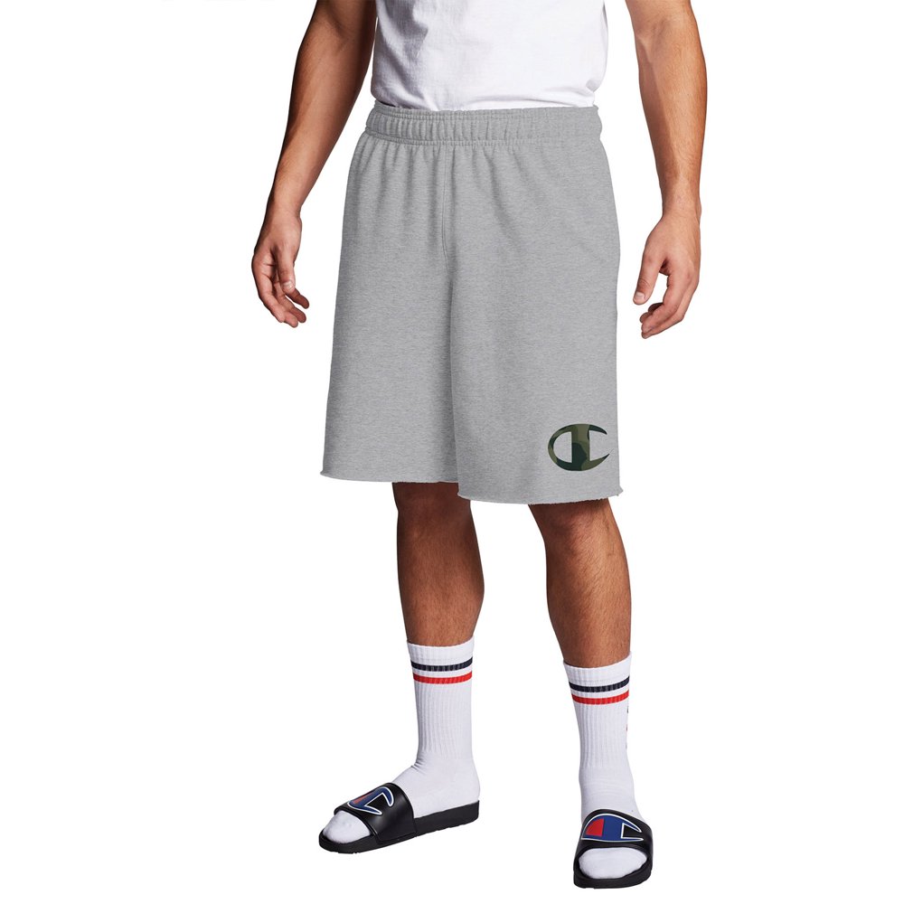 Champion Champion Men's 10" Powerblend Graphic Camo Logo Shorts