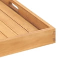 thumbnail image 5 of vidaXL Serving Tray 70x70 cm Solid Teak Wood, 5 of 5