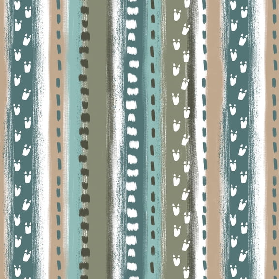 Flannel Going Dino Stripe (1yard)