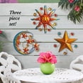 thumbnail image 7 of WAIU Metal Sun Moon Stars Wall Sculpture 3 Count, 7 of 7