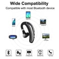 thumbnail image 4 of COMEXION - Auriculares Bluetooth V5.0 con micrófono y llave de silencio, inalámbrico, reducción de ruido, para negocios, para conducir/reuniones/escuchar, 4 of 5