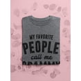 thumbnail image 3 of My People Call Me Granny T-Shirt Women -Smartprints Designs, Female 3X-Large, 3 of 4