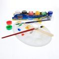 thumbnail image 6 of BAZIC Paint Palette 10 Mixing Oval Tray w/ Thumb Hole, 24-Pack, 6 of 7