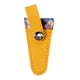 thumbnail image 1 of Funda protectora de cuero sintético para tijeras de manualidades, 8 x 3 cm, elegante estuche de almacenamiento para tijeras de bordar y coser. Amarillo, 1 of 9