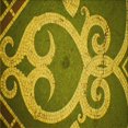 thumbnail image 1 of Ahgly Company Machine Washable Indoor Square Transitional Dark Bronze Brown Area Rugs, 4' Square, 1 of 7
