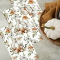 thumbnail image 3 of 100pcs Thanksgiving White Pumpkin Paper Napkins 3 Ply Disposable Fall Pumpkin Guest Napkins Hand Towels for Bathroom Home Kitchen Table Harvest Party, 3 of 14
