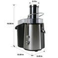 Total Chef Juicin' Juicer Wide Mouth Centrifugal Juice Extractor, 3