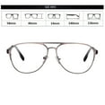 thumbnail image 3 of Photochromic Bifocal Reading Glasses Optical Hyperopia Metal Frame UV400 Sunglasses, 3 of 5