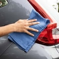 thumbnail image 6 of SupremePlus Premium Huck Towels 15" x 27" Window Commercial Lint-Free Multipurpose 100% Cotton Household Cleaning Cloths & Wipes, Blue, 12 Count, 6 of 9