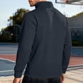 thumbnail image 5 of Men's Quarter Zip Sweater Textured Knit Business Casual Pullover, 5 of 5