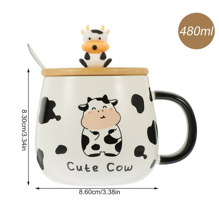 4Pcs 150ml Cute Mugs Glass Cup Cartoon Heat safe Tea Coffee Mug Baby Kid  Milk Glass Cup