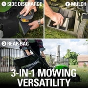 Greenworks 40V 21 Brushless Cordless (Self-Propelled) Lawn Mower, 5.0Ah Battery and Charger Included
