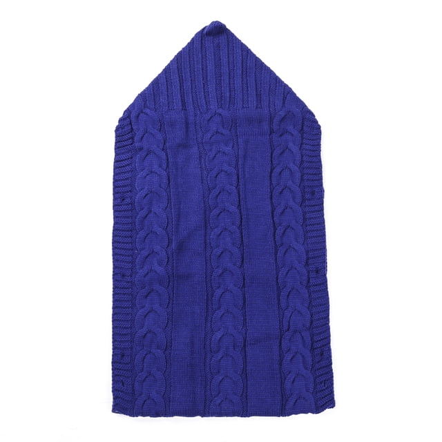 xiaxaixu Newborn Kids Sleeping Bag, Knitted Buttons Swaddle Wrap Blanket