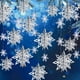 thumbnail image 1 of Decoraciones de copos de nieve colgantes de Navidad de invierno, 12 piezas de copos de nieve plateados grandes en 3D y 12 piezas de copos de nieve de papel blanco para colgar guirnaldas para Navidad, invierno, país de las maravillas, vacaciones, fiesta de año nuevo, decoración del hogar Ormromra DLM555, 1 of 6