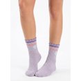 thumbnail image 5 of MUK LUKS Women's Dream Step Quarter Crew Socks, 4 Pair Pack, 5 of 5