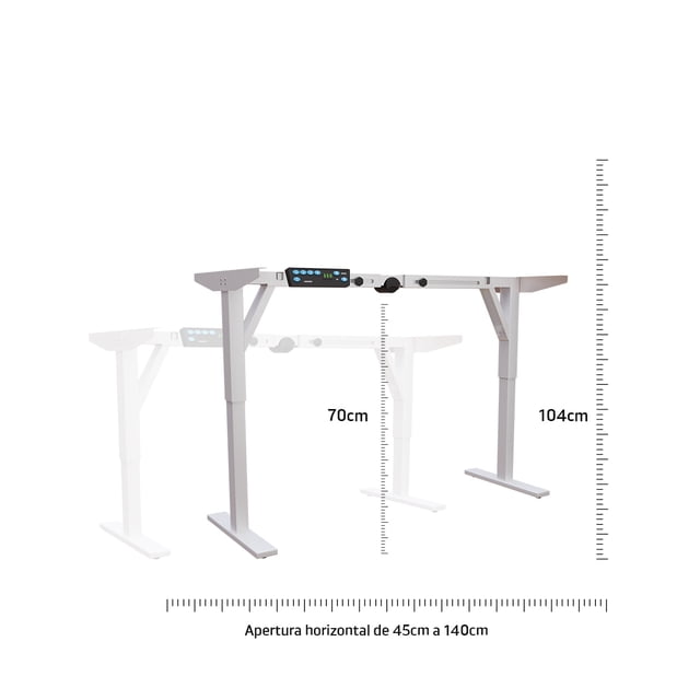 Base de Escritorio Inteligente Ajustable, Programable y Alturas Motorizado De Metal Ho-smartdesk Master Ho-smartdesk