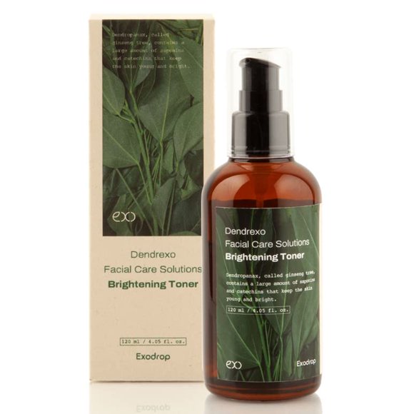 EXODROP Exosoma Tónico Clarificante e Hidratante Árbol de Ginseng Exosoma de rápida absorción vegano Todo tipo de piel 4.05 Fl Oz