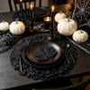 Ltvvegg Halloween Fall Placemats, Thanksgiving Place Mats Fall Autumn Maple Leaf Placemats, Halloween Table Place Mats Decorations for Home Dinning Kitchen Autumn Harvest