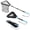 44" Full - Floating Net (Telescopic Pole), variant on Triangle Fishing Net Foldable Lightweight & Strong Landing With Non-slip Elastomer Handle Built-in Elastic Lanyard And Belt Clip Gear - Gift For Men