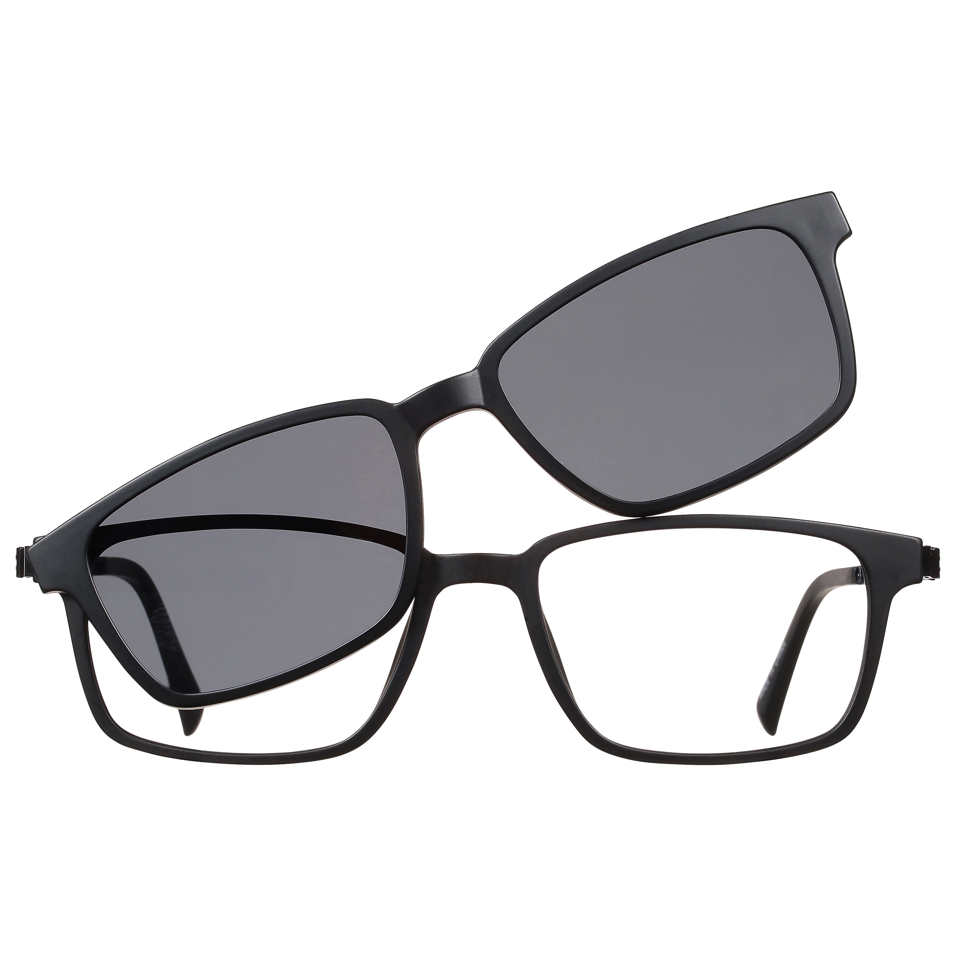 Bio Eyes Mens Prescription Eyeglasses, Wilder, Matte Black, 54.517.5