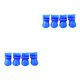 thumbnail image 1 of Zapatos para cachorros Greeniant 4 unids/set botas de lluvia impermeables PU antideslizantes Azul XL, 1 of 5