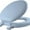 Light Blue, variant on Clauss Soft Toilet Seat, Wood Core, Easy to Clean, 13EC 034 - Round, Sky Blue