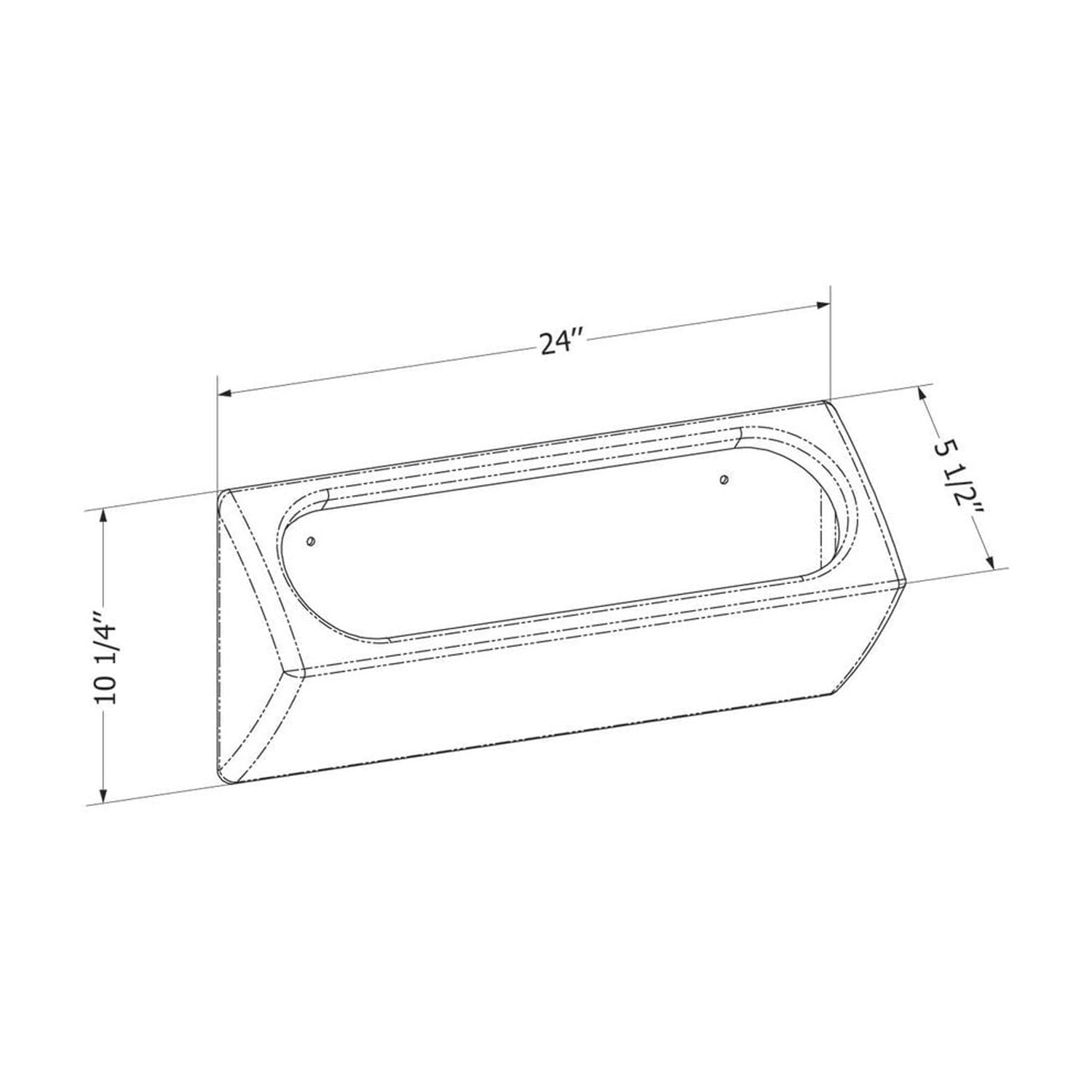 Meubles South Shore Dalya Ensemble de 4 jardinières murales Blanc