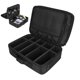 thumbnail image 5 of Múltiples divisores portátiles herramientas de tatuaje herramientas cosméticas bolsa de almacenamiento negro capas dobles, 5 of 8