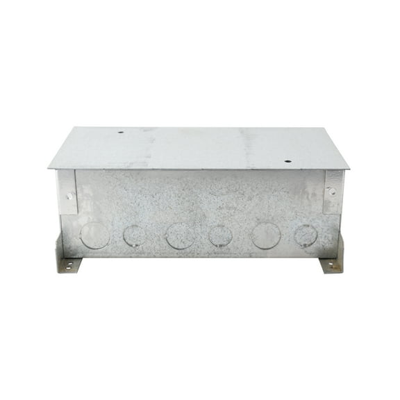 Thomas & Betts 743D Galvanized Steel Floor Boxes Concrete Tight 3-Gang Deep