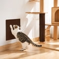 thumbnail image 5 of 11.8 x 23.6 Inches Self-Adhesive Cat Scratching Pad, Cuttable Scratch Mat for Furniture, Reusable Sofa Protector for Cats(Brown), 5 of 5