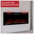 thumbnail image 5 of Northwest 42 Inch Wall Mounted Fireplace Hearter - Electric Fireplace with Remote and Fire Crackling Sounds, 5 of 9