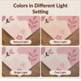 thumbnail image 7 of Design&I 8'x10' Washable Area Rug Sleek Flatweave Pet Friendly Pink Cream Whimsical Floral and Abstract Shapes Elegant Blend of Playful Botanicals for King Size Bedroom, Under Bed, 7 of 7