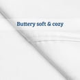 thumbnail image 5 of Flat Top Sheet Premium 1800 Ultra-Soft Microfiber Collection - Double Brushed, Hypoallergenic, Wrinkle Resistant, Easy Care (King - 5 Pack, White), 5 of 5