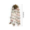 thumbnail image 3 of Wall Mounted Planters with Artificial Plants, Hanging Chlorophytum Basket Decor, Durable Realistic No Maintenance Greenery, Versatile Living Room Balcony Garden Wall Indoor Outdoor Ornament, 3 of 6