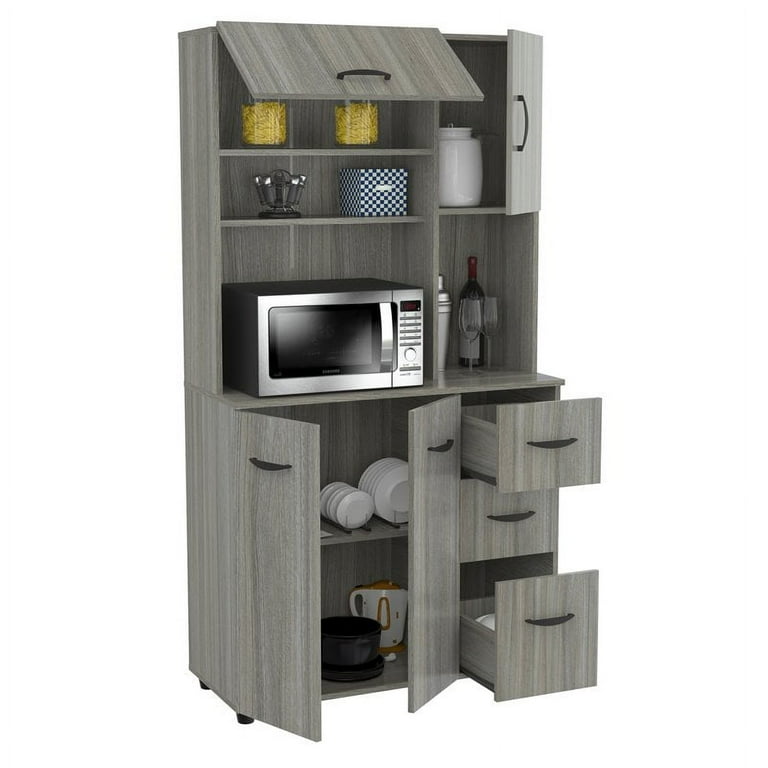 Inval outlet microwave cabinet