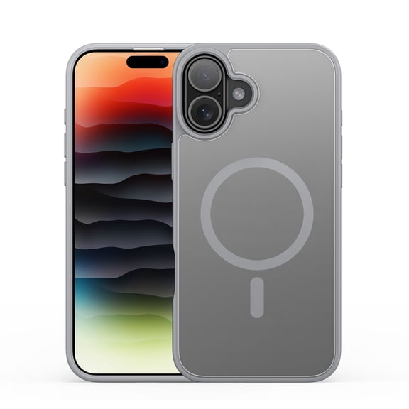 XIHAMA Magnetic Protective Case for iPhone 16/Pro/Plus/Pro Max with MagSafe and Magnetic Car Phone Holder, TPU Thin Phone Case Cover Shockproof Anti-Fingerprint