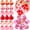 6 Designs, variant on Joyfy 24 Pcs Valentine’s Day Gift Cards with Rubber Duck for Kids,Mini Rubber Duck Bath Toys for Classroom Exchange Prizes, Valentine Party Favors Toys