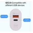 thumbnail image 2 of Carga Rápida 3,0 PD 36W Puertos USB Adaptador de Pared Tipo C Teléfono Móvil Pared Rápida Charger Viaje, 2 of 6